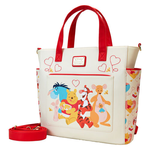 TOTE BAG CONVERTIBLE LOUNGEFLY DISNEY WINNIE THE POOH LOVE