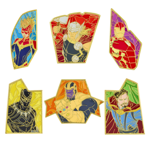 BLIND PIN SET LOUNGEFLY MARVEL INFINITY STONES