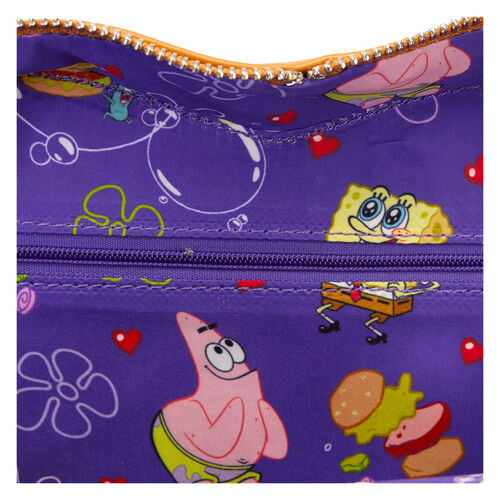 BOLSO CRUZADO LOUNGEFLY NICKELODEON SPONGEBOB KRABBY PATTY