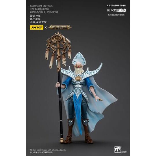 WARHAMMER AGE OF SIGMAR ACTIONFIGUR STORMCAST ETERNALS THE BLACKTALONS LORAI CHILD OF THE ABYSS 20 CM