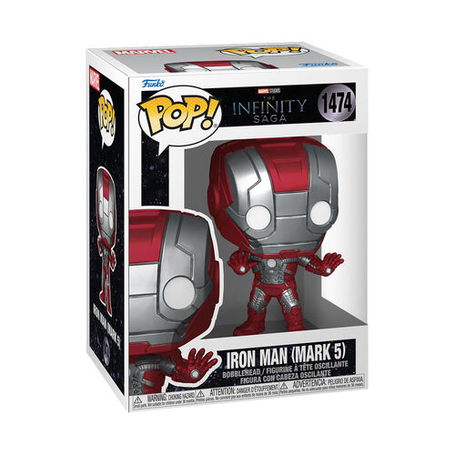 FIGURA POP MARVEL THE INFINITY SAGA - IRON MAN MARK 5