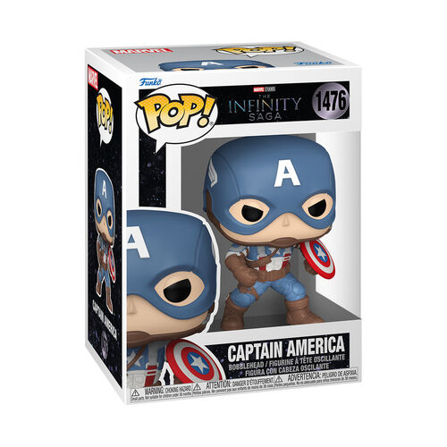 FIGURA POP MARVEL THE INFINITY SAGA - CAPTAIN AMERICA