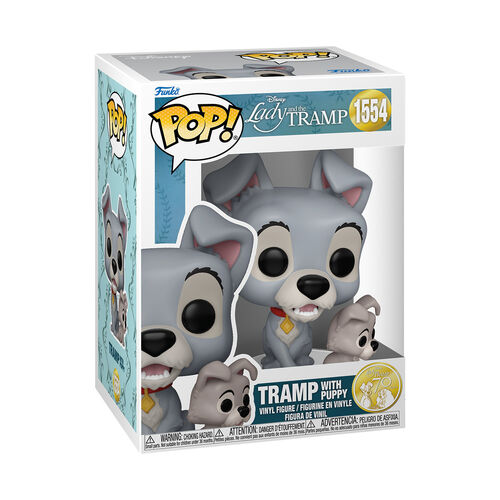 FIGURA POP DISNEY LADY AND THE TRAMP - TRAMP WITH PUPPY