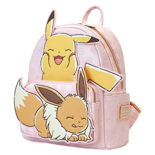 MINI MOCHILA LOUNGEFLY POKEMON PIKACHU & EEVEE