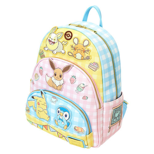 MOCHILA TRIPPLE POCKET LOUNGEFLY POKEMON CAFE