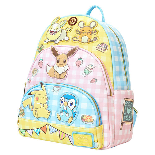 MOCHILA TRIPPLE POCKET LOUNGEFLY POKEMON CAFE