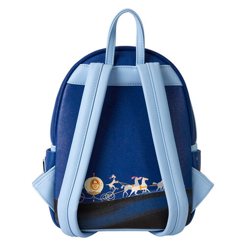 MINI MOCHILA LOUNGEFLY DISNEY CINDERELLA 75TH ANNIVERSARY LENTICULAR