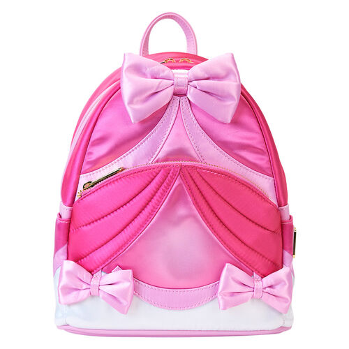 MINI MOCHILA LOUNGEFLY DISNEY CINDERELLA 75TH ANNIVERSARY PINK BOW