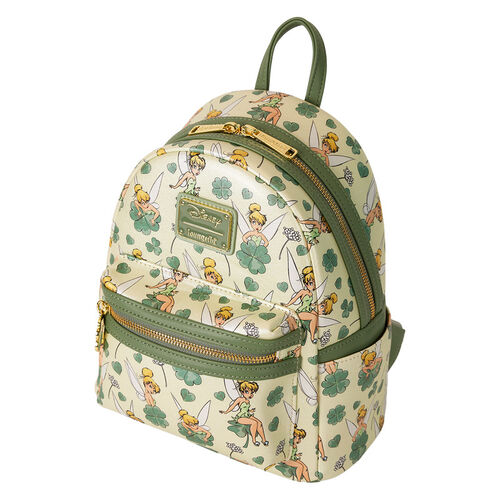 MINI MOCHILA LOUNGEFLY DISNEY TINKERBELL 4 LEAF CLOVER