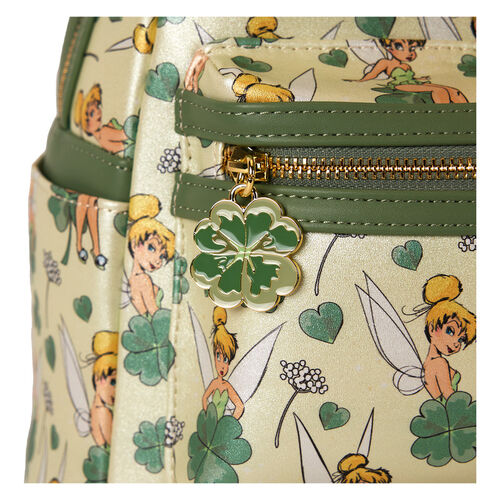 MINI MOCHILA LOUNGEFLY DISNEY TINKERBELL 4 LEAF CLOVER