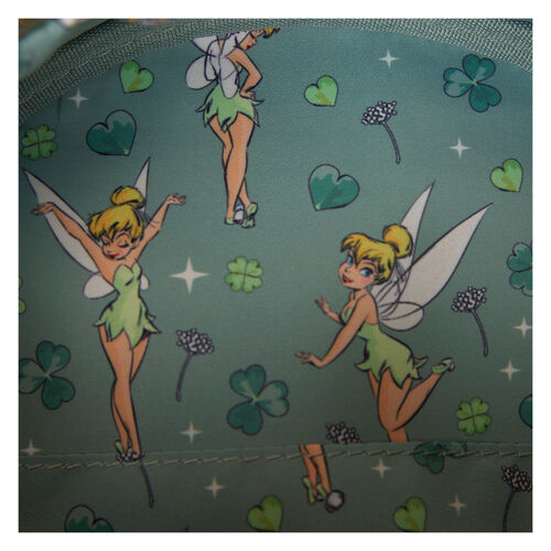 MINI MOCHILA LOUNGEFLY DISNEY TINKERBELL 4 LEAF CLOVER