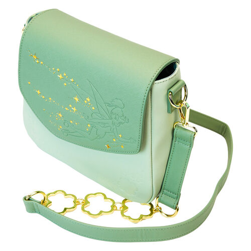 BOLSO CRUZADO LOUNGLEFLY DISNEY TINKERBELL 4 LEAF CLOVER