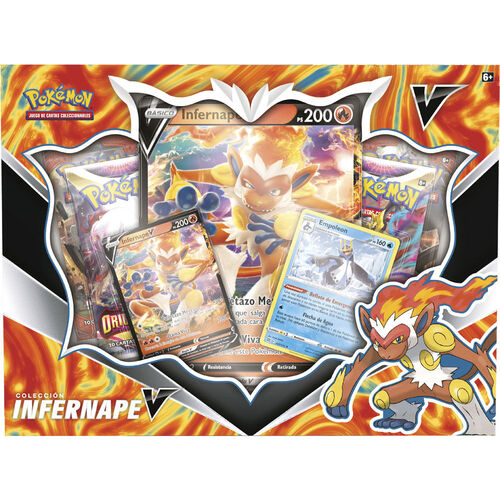 BLISTER JUEGO CARTAS COLECCIONABLES INFERNAPE V POKEMON ESPAÑOL