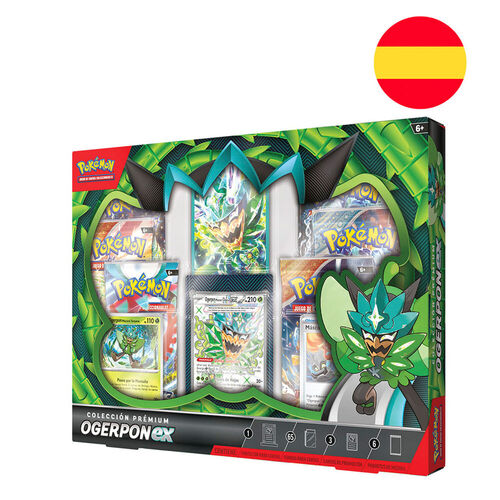 ESTUCHE JUEGO CARTAS COLECCIONABLES OGERPON EX POKEMON ESPAÑOL