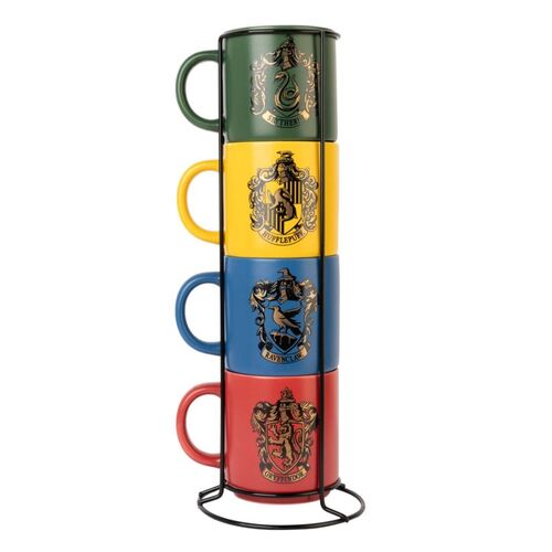 JUEGO DE 4 TAZAS HARRY POTTER