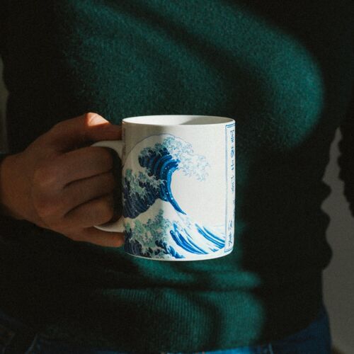 TAZA HOKUSAI LA GRAN OLA DE KANAGAWA