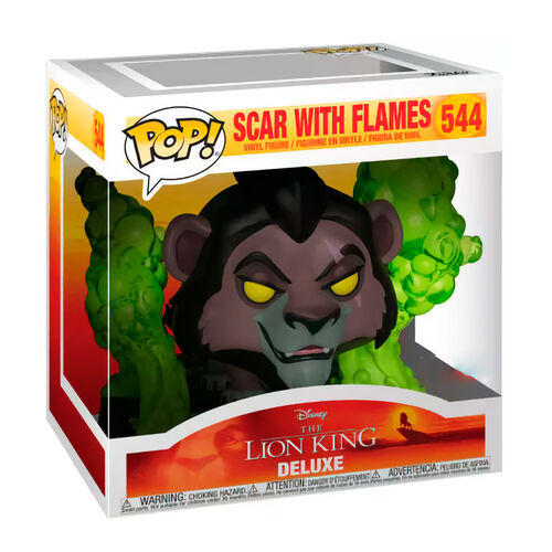 FIGURA POP DELUXE LION KING - SCAR IN FLAMES