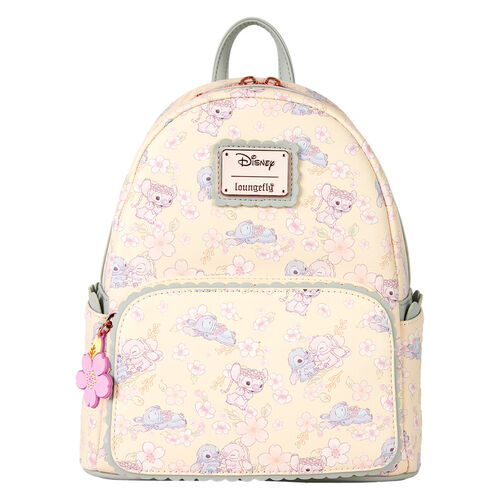 MINI MOCHILA LOUNGEFLY DISNEY CUTE STITCH CHERRY BLOSSOM