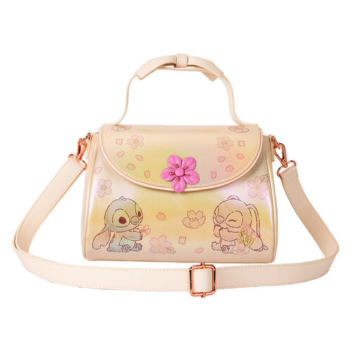 BOLSO CRUZADO LOUNGEFLY DISNEY CUTE STITCH BOW HANDLE