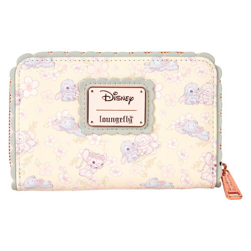 CARTERA LOUNGEFLY DISNEY CUTE STITCH CHERRY BLOSSOM