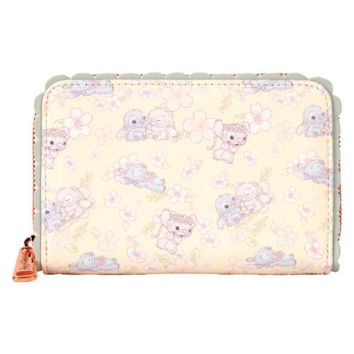 CARTERA LOUNGEFLY DISNEY CUTE STITCH CHERRY BLOSSOM